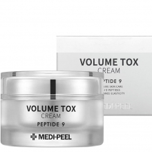 Крем за лице с 9 вида пептиди, 4 вида хиалуронова киселина и Volufiline Medi-Peel Peptide 9 volume tox cream