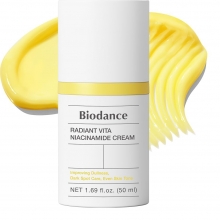 Хидратиращ крем с ниацинамид за сияен и равномерен вид на тена  Biodance - Radiant Vita Niacinamide Cream 50ml