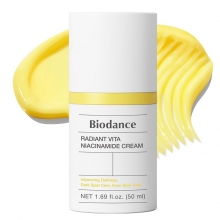 Хидратиращ крем с ниацинамид за сияен и равномерен вид на тена Biodance - Radiant Vita Niacinamide Cream 50ml