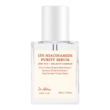 Озаряващ серум за лице с успокояващ ефект Dr. Althea 15% Niacinamide Purity Serum